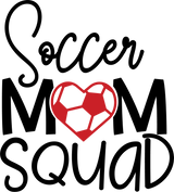 Soccer Mom Squad Vinyl Sticker image 0