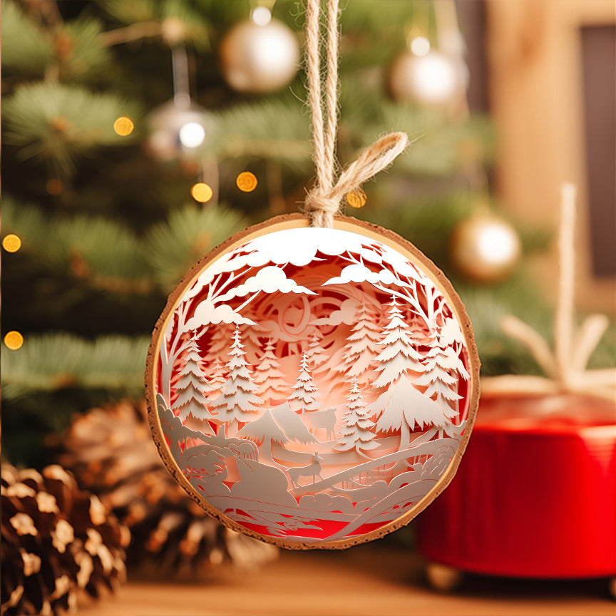 Joy To The World Christmas Ornament Set image 1