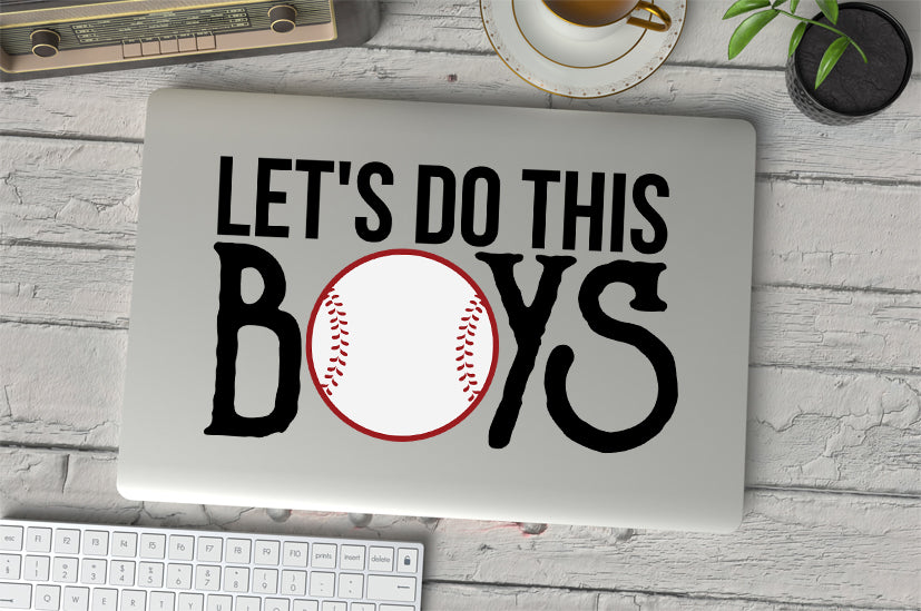 Lets Do This Boys Viny Sticker image 2