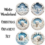 Winter Wonderland Christmas Ornament Set image 0