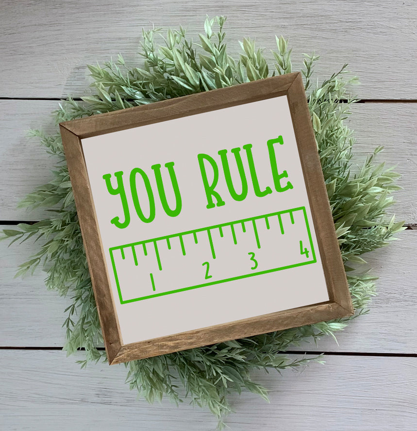 You Rule Vinyl Sticker image 1