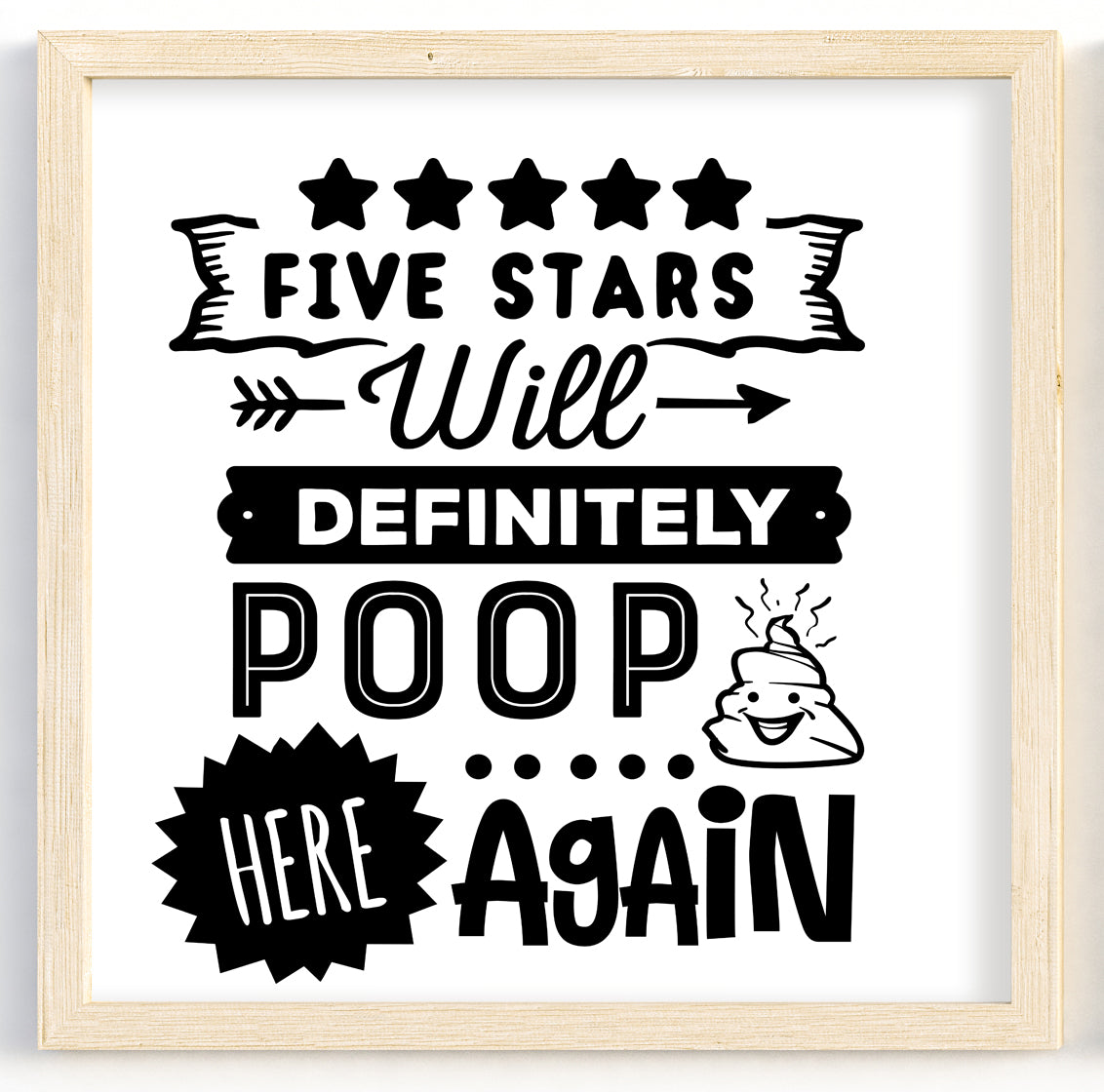 Five Star Review Vinyl Sticker image 1