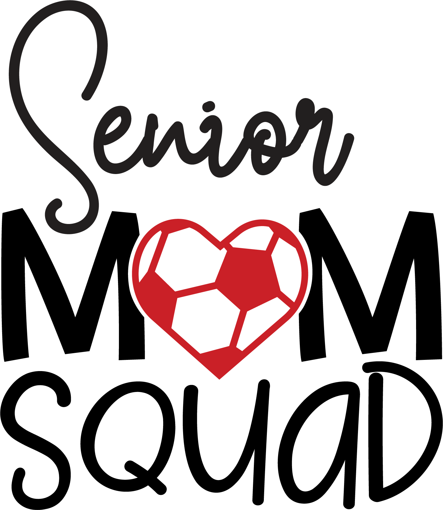 Senior Mom Squad Viny Sticker image 0