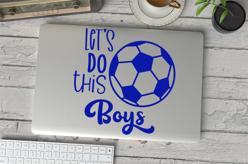 Lets Do This Boys Viny Sticker image 2