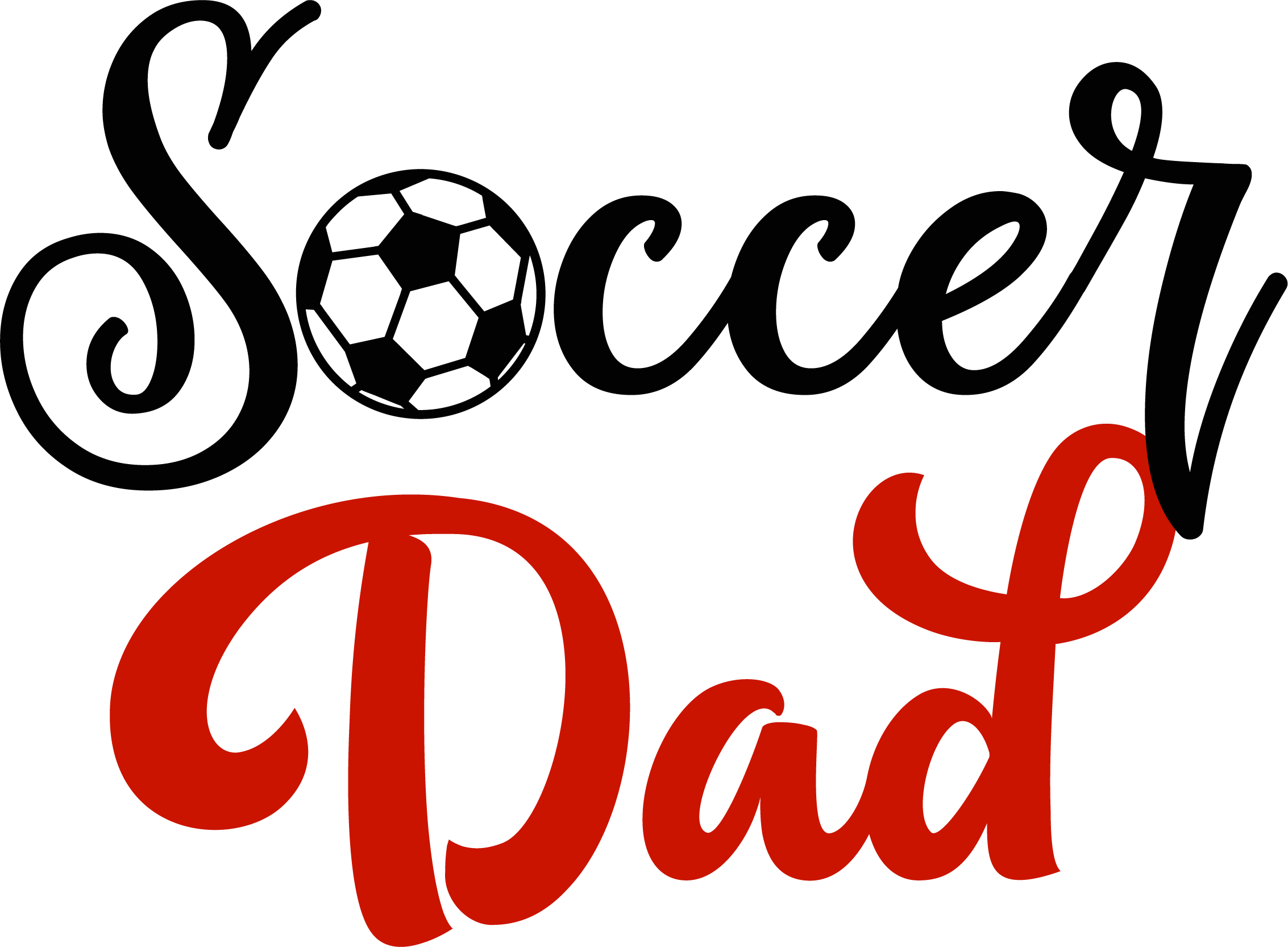 Soccer Dad Vinyl Sticker image 0