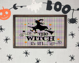 The Witch Is In Vinyl Sticker image 1