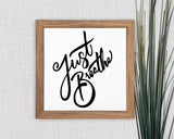 Just Breathe Vinyl Sticker image 2