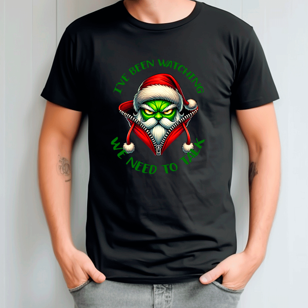 Santa's Been Watching HTV Graphic Unisex T-shirts