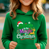 Believe In Magic Of Christmas HTV Toddler Pullover Hoodies