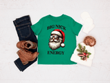 Big Nick Energy Christmas HTV Graphic Toddler T-shirts