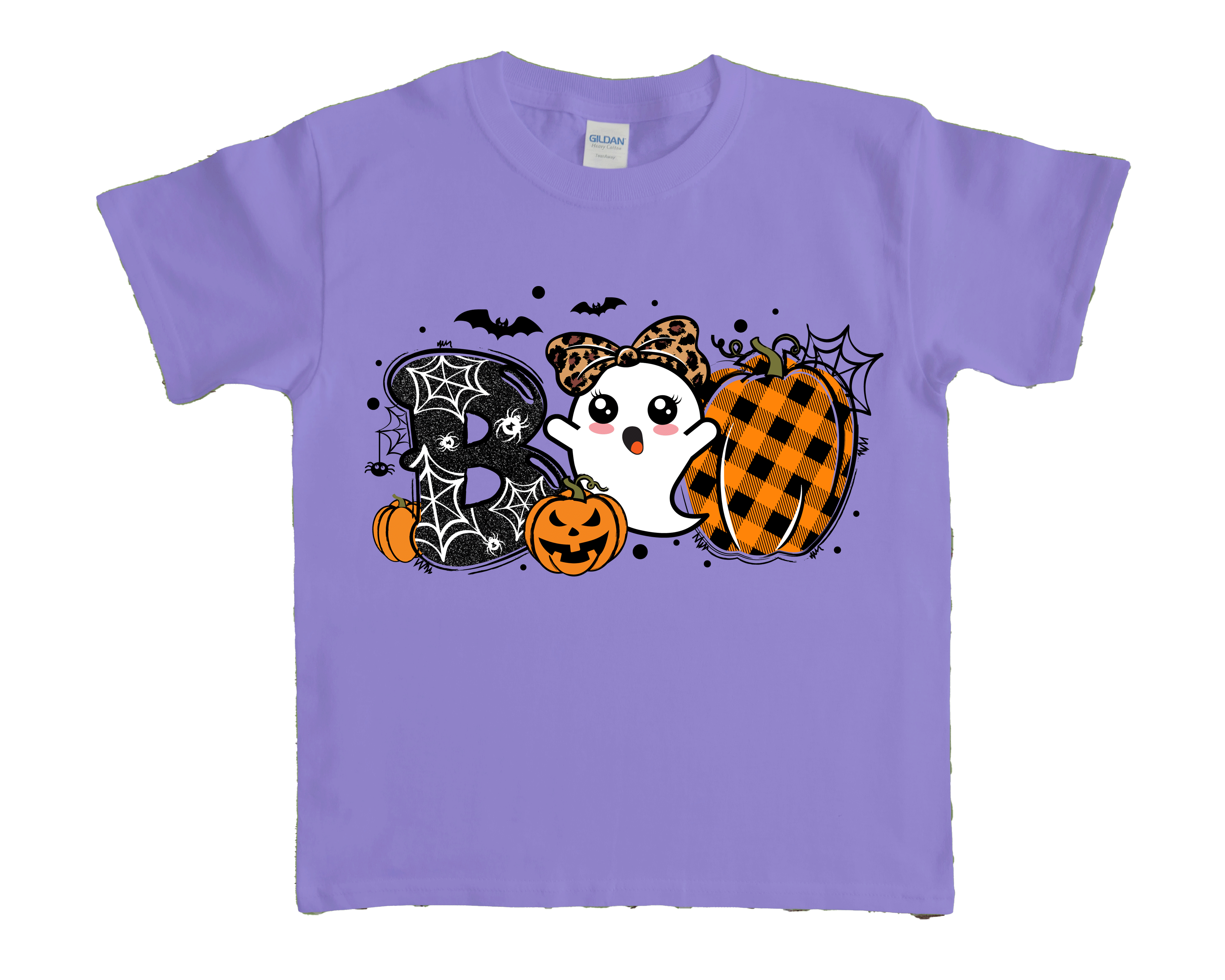 Boo Girl Halloween HTV Graphic Toddler T-shirts