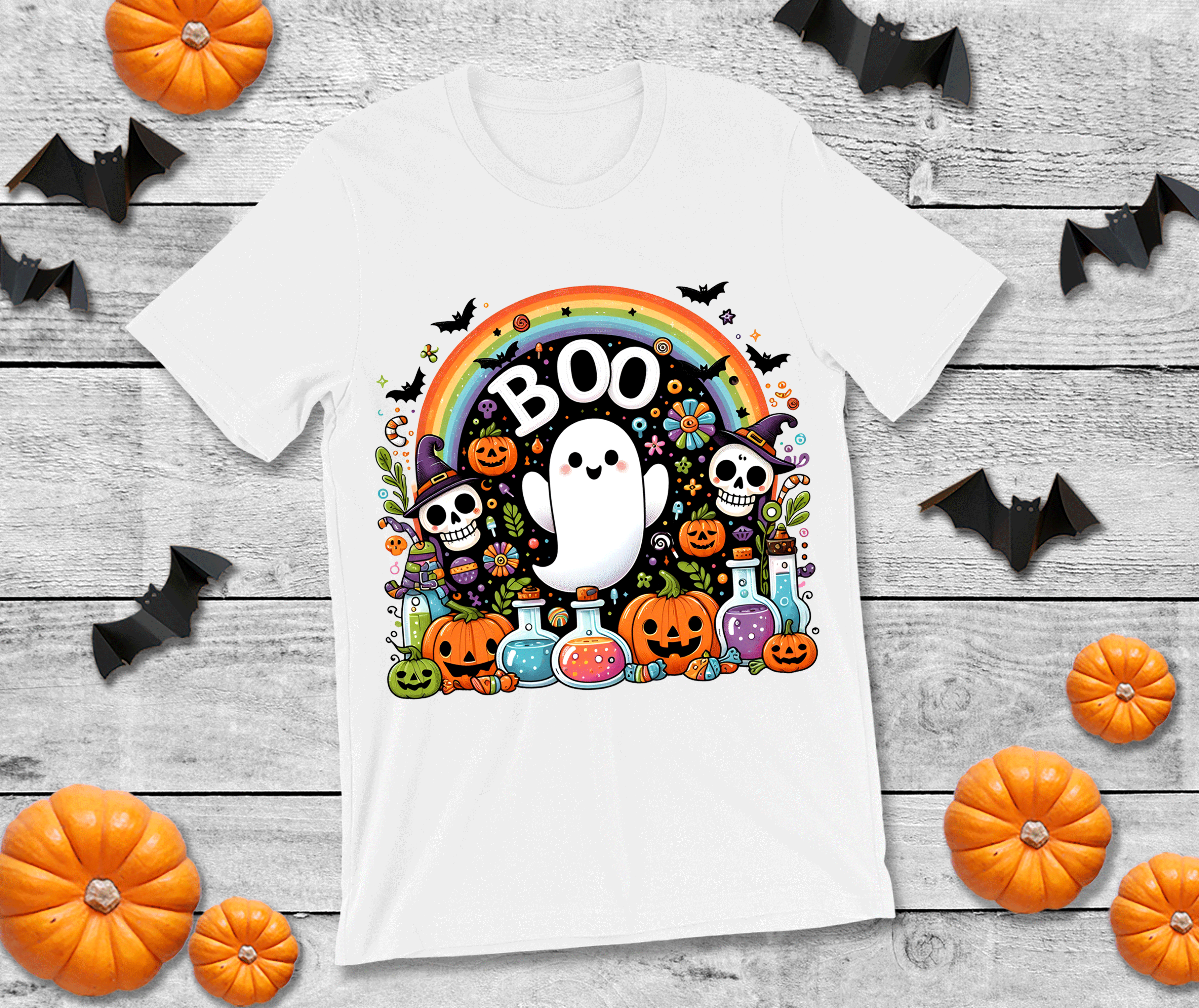 Call Me Cute Halloween Sublimated Graphic Unisex T-shirts