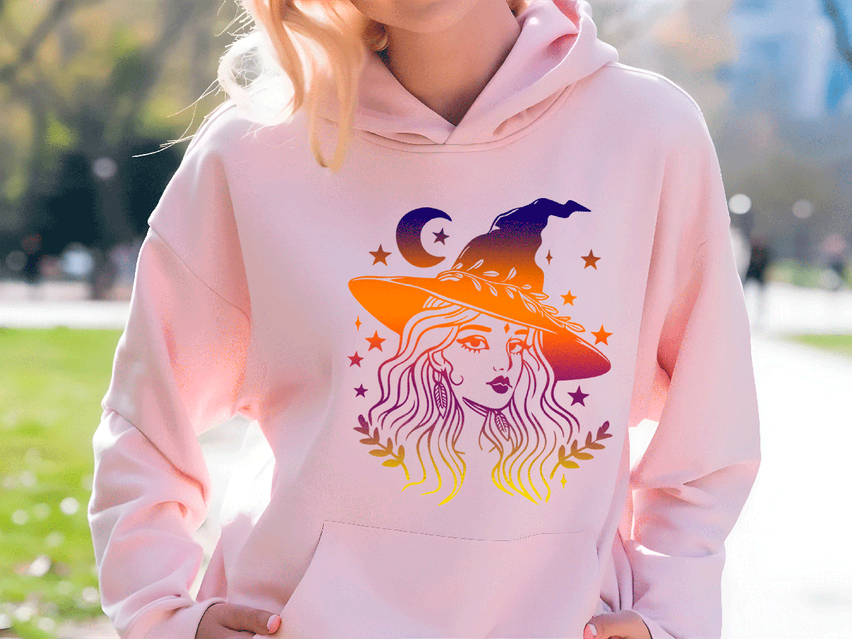 Charms Master Halloween HTV Graphic Ladies Pullover Hoodies