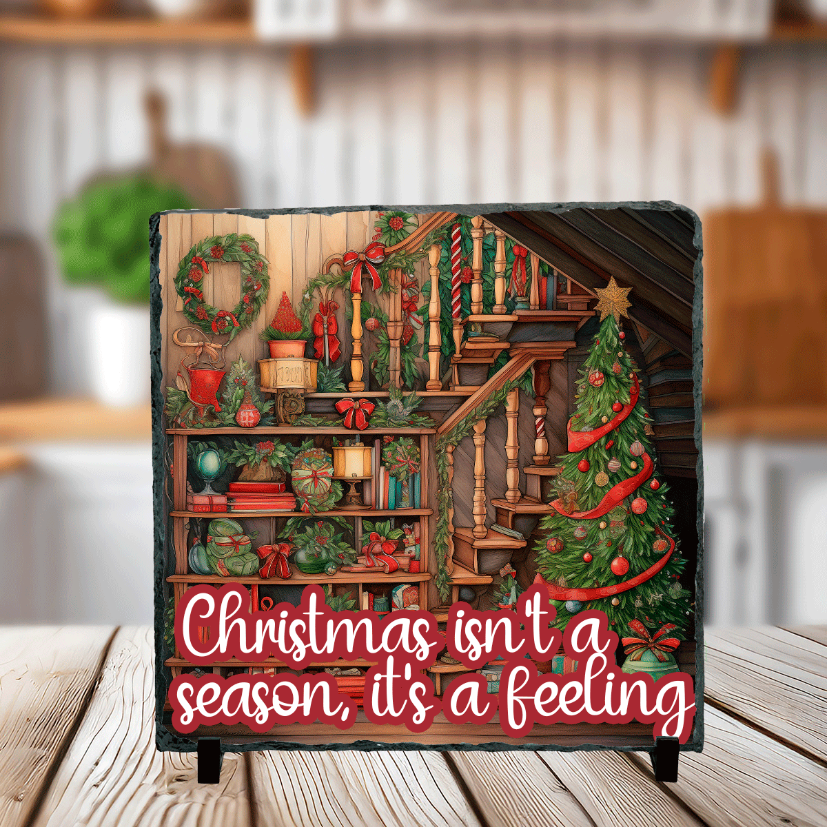 Christmas Isn't A Season Sublimated Square Photo Slates