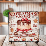 Christmas Bakery Sublimated Square Photo Slates