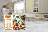 Christmas Kitchen Conversions Sublimated Tempered Glass Cutting Boards