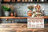 Christmas Kitchen Conversions Sublimated Tempered Glass Cutting Boards