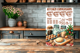 Christmas Kitchen Conversions Sublimated Tempered Glass Cutting Boards