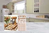 Christmas Kitchen Conversions Sublimated Tempered Glass Cutting Boards