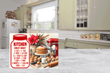 Christmas Kitchen Conversions Sublimated Tempered Glass Cutting Boards