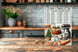 Christmas Kitchen Conversions Sublimated Tempered Glass Cutting Boards