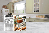 Christmas Kitchen Conversions Sublimated Tempered Glass Cutting Boards