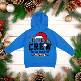 Christmas Crew HTV Toddler Full Zip Hoodies