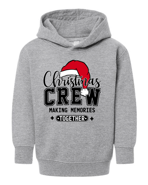 Christmas Crew HTV Toddler Pullover Hoodies