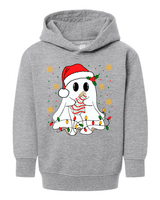 Christmas Ghost HTV Toddler Pullover Hoodies