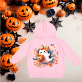 Cute Ghost 48 HTV Graphic Infant Full Zip Hoodies