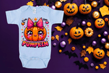 Cute Little Pumpkin Halloween HTV Infant Bodysuits