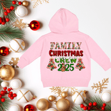 Family Christmas Crew 2025 HTV Infant Full Zip Hoodies