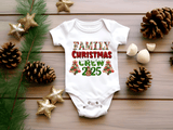 Family Christmas Crew 2025 Sublimated Infant Bodysuits