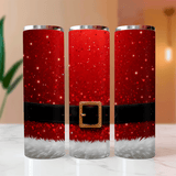 Santa Coat Christmas Sublimated Skinny Tumblers
