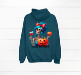 Feeling Witchy Halloween HTV Graphic Ladies Full Zip Hoodies