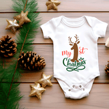 My First Christmas Sublimated Infant Bodysuits