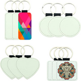 Faux Leather Keychains