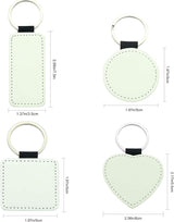 Faux Leather Keychains