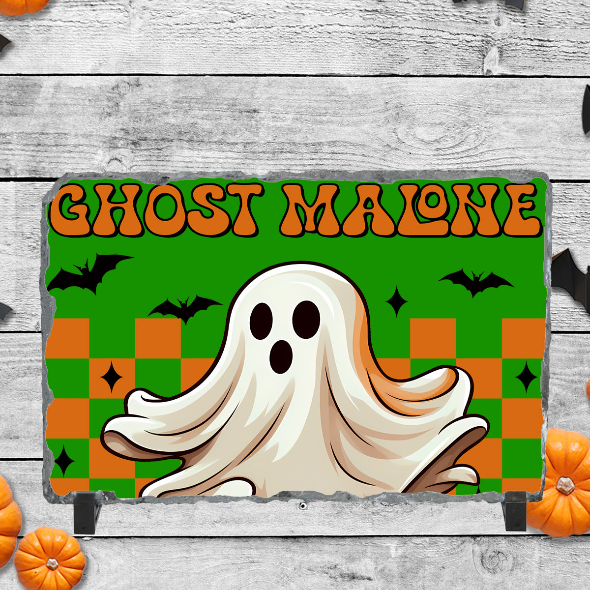 Ghost Malone Halloween Sublimated Rectangle Slates