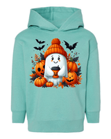 Cocoa Ghost Halloween HTV Toddler Pullover Hoodies