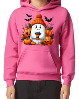 Ghostly Cocoa HTV Graphic Youth Pullover Hoodies