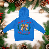 Just A Girl Christmas HTV Toddler Full Zip Hoodies