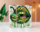 Candy Apple Lips Halloween Sublimated Skinny Tumblers