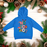 Santa & Friends Ho Ho  Ho Christmas HTV Toddler Full Zip Hoodies