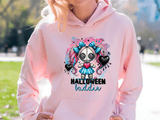 Halloween Baddie HTV Graphic Ladies Pullover Hoodies