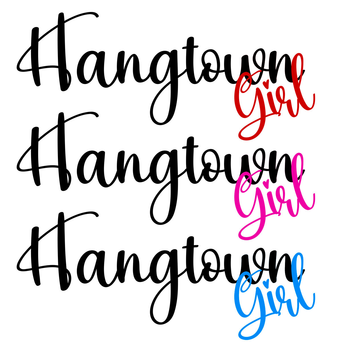 Hangtown Girl Vinyl Sticker