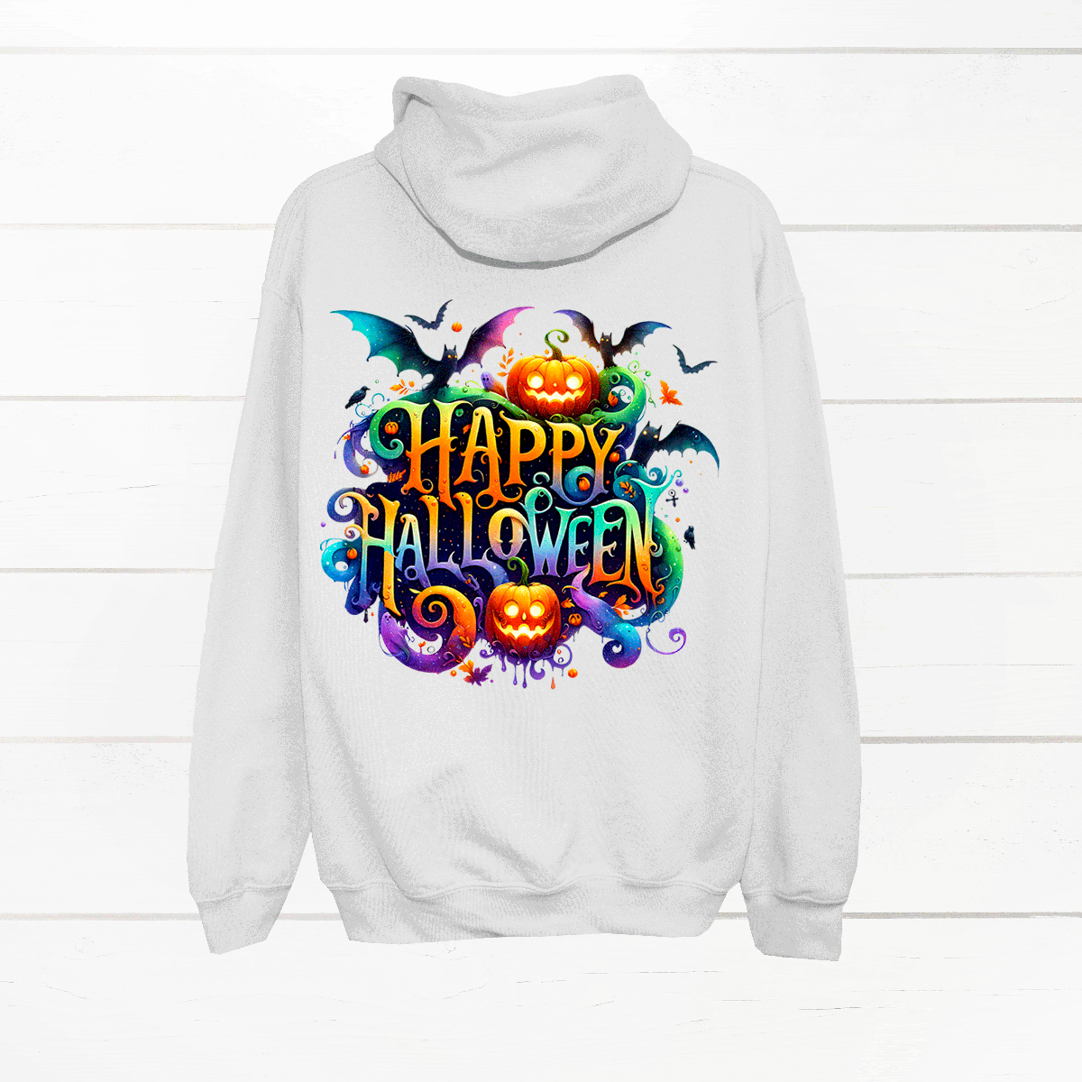 Wicked Good Halloween HTV Graphic Unisex Full Zip Hoodies