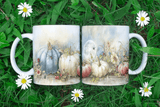 Pastel Harvest Halloween Sublimated Coffee Mugs
