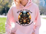 Wicked Good Halloween HTV Graphic Ladies Pullover Hoodies