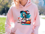 Have Day You Deserve Halloween HTV Graphic Ladies Pullover Hoodies